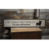 Funny Yorkie Rustic Wood Sign