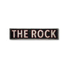 The Rock Rustic Wood Sign