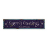 Season's Greetings Outdoor Rustic Wood Sign