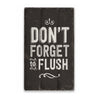 Flush Rustic Wood Sign