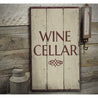 Home Wine Cellar Rustic Wood Sign