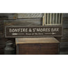 Bonfire Rustic Wood Sign