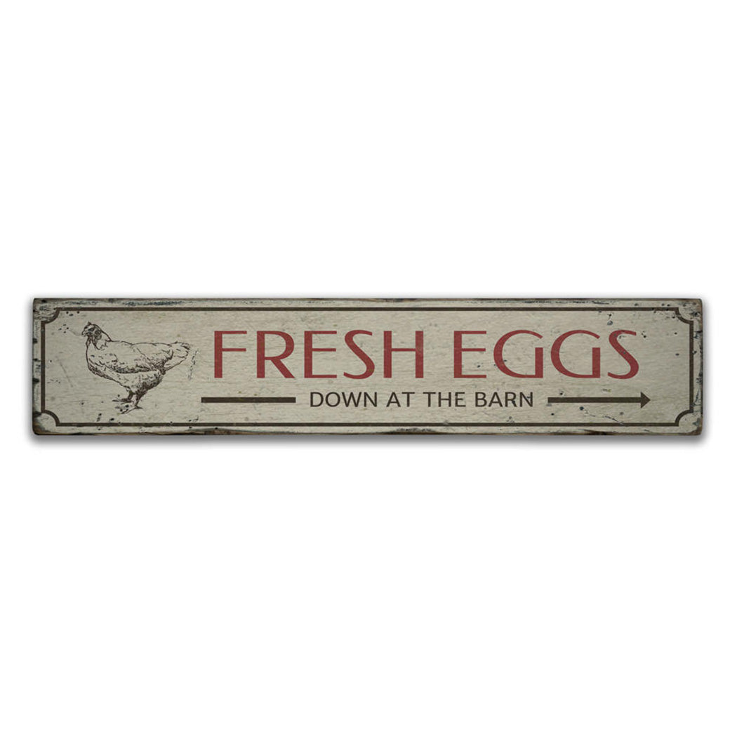 Chicken Rustic Wood Sign