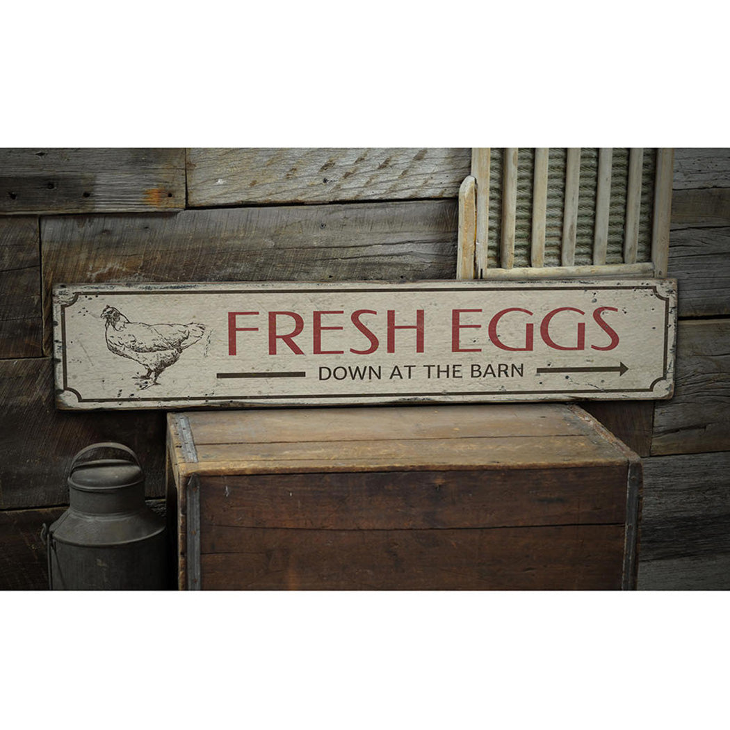 Chicken Rustic Wood Sign