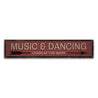 Dancing Barn Rustic Wood Sign