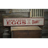 Eggs Rustic Wood Sign