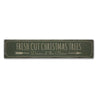 Fresh Cut Christmas Trees Barn Rustic Wood Sign