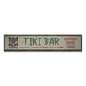 Tiki Mask Arrow Rustic Wood Sign