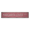 Margarita Lover Rustic Wood Sign