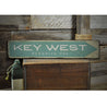 Key West Rustic Wood Sign