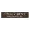 Newport Beach Rustic Wood Sign