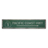 Pacific Coast Highway Rustic Wood Sign