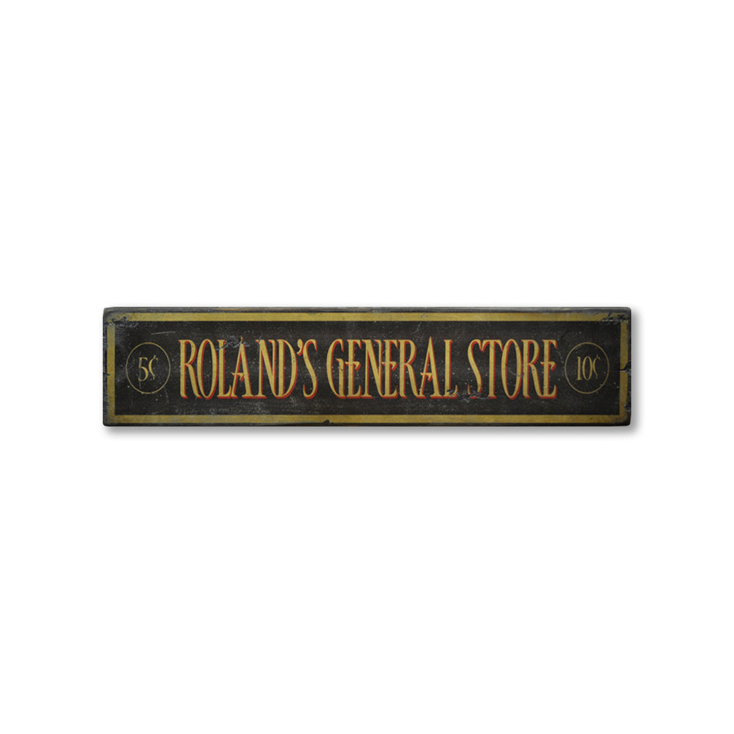 General Store Rustic Wood Sign