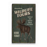 Wildlife Tours Rustic Wood Sign