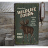 Wildlife Tours Rustic Wood Sign