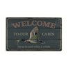 Duck Cabin Rustic Wood Sign