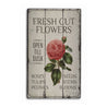 Rose Rustic Wood Sign