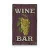 Wine Bar Rustic Wood Sign