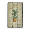 Pineapple Rustic Wood Sign