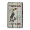 Toucan Tavern Rustic Wood Sign