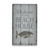 Funny Whale Rustic Wood Sign