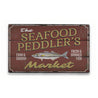 Seafood Market Name Rustic Wood Sign