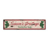 Holiday Greeting Rustic Wood Sign