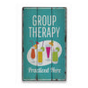 Group Therapy Rustic Wood Sign