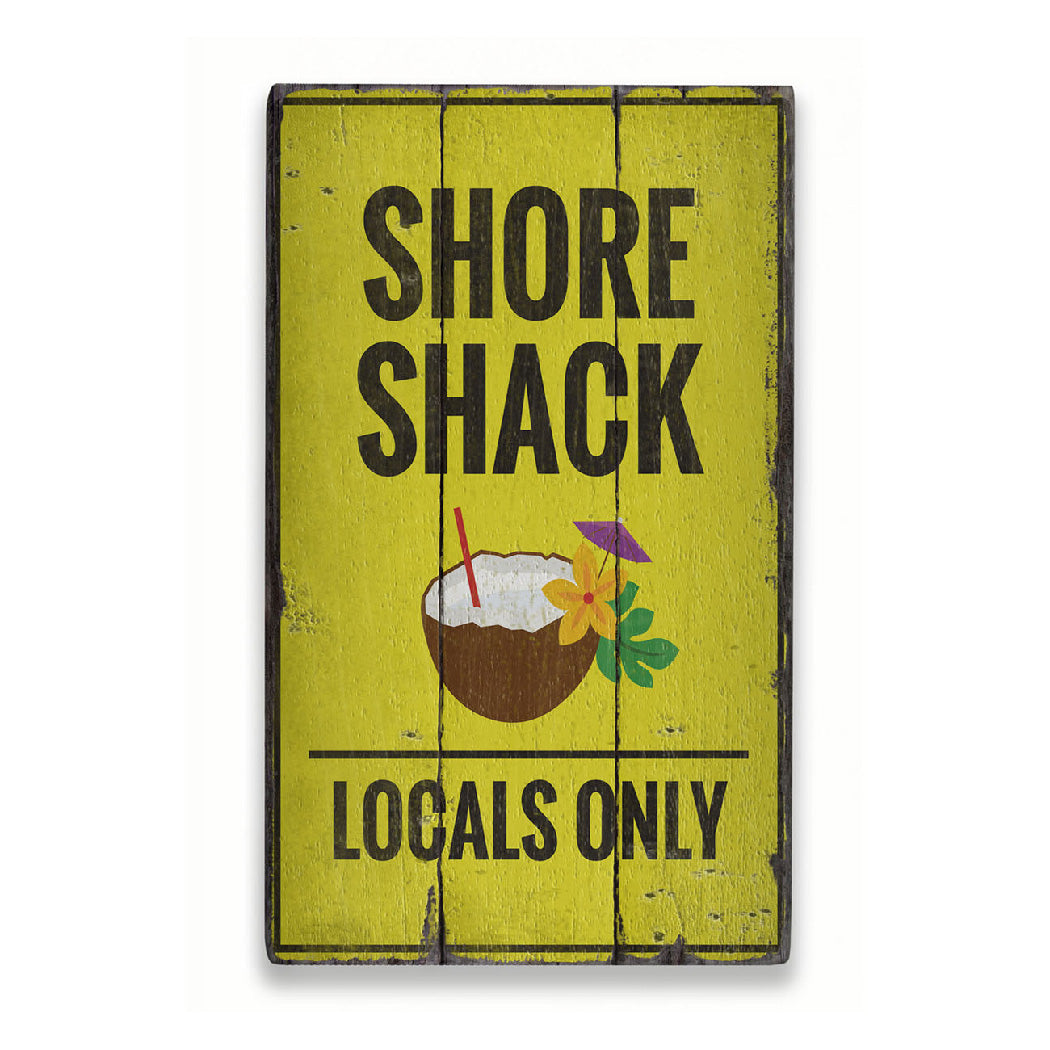 Shore Shack Rustic Wood Sign