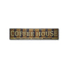 Coffee House Retro Rustic Wood Sign