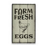 Egg Farm Rustic Wood Sign