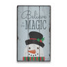 Believe in the Magic Christmas Rustic Wood Sign