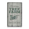 Christmas Tree Farm Directional Rustic Wood Sign