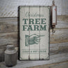 Christmas Tree Farm Directional Rustic Wood Sign