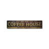 Coffehouse Rustic Wood Sign