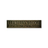 Lodge Lake Rustic Wood Sign