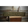 Lodge Lake Rustic Wood Sign