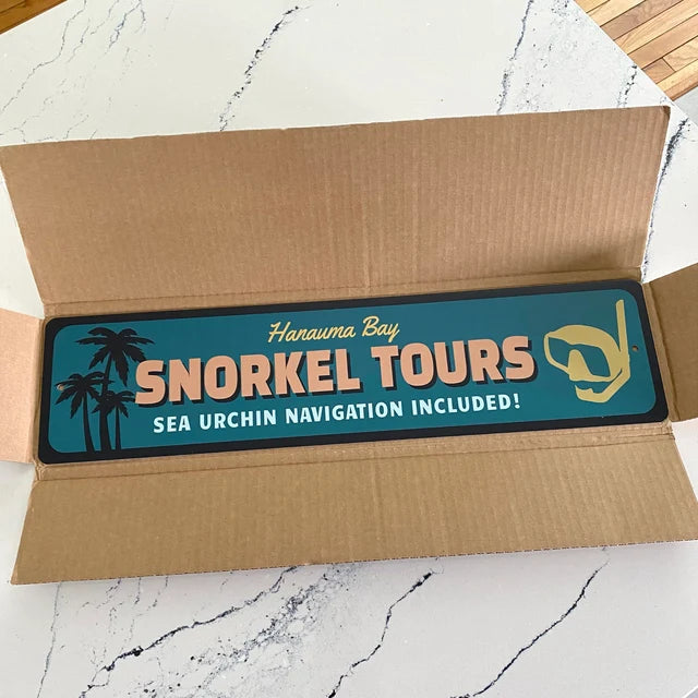 Snorkel Club Sign