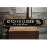 Kitchen Closed Beach Rustic Wood Sign