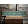 The Shoreside Porch Rustic Wood Sign