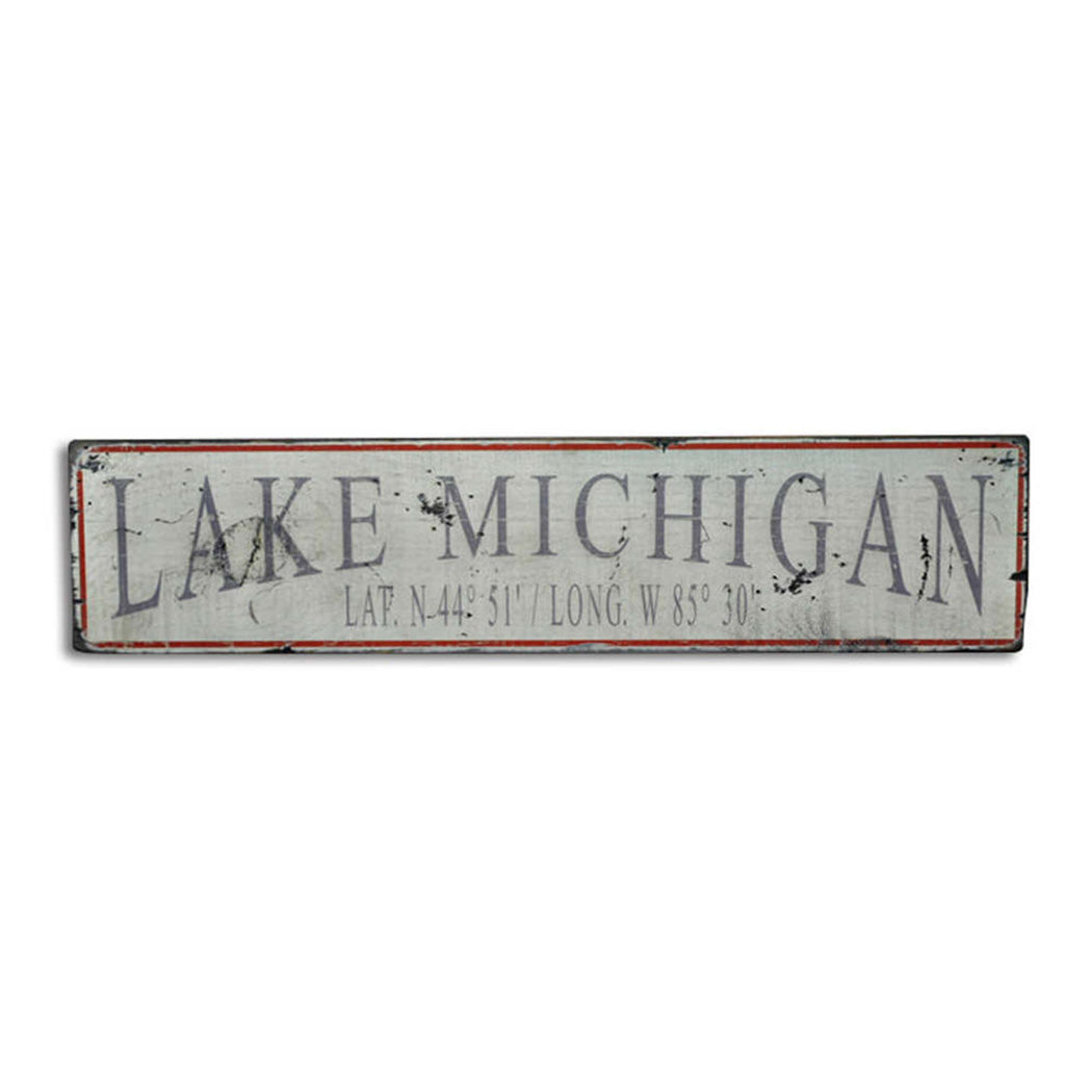 Long Rustic Wood Sign