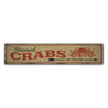 Steamed Crabs Rustic Wood Sign