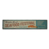 Seafood Festival Rustic Wood Sign