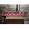 Paradise Found Rustic Wood Sign