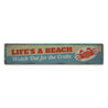 Lifes a Beach Rustic Wood Sign