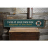 Flotation Device Rustic Wood Sign