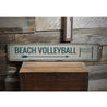 Beach Volleyball Area Rustic Wood Sign