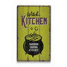 Witchs Kitchen Rustic Wood Sign