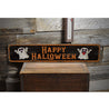 Happy Halloween Ghost Rustic Wood Sign