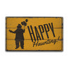 Happy Haunting Halloween Rustic Wood Sign